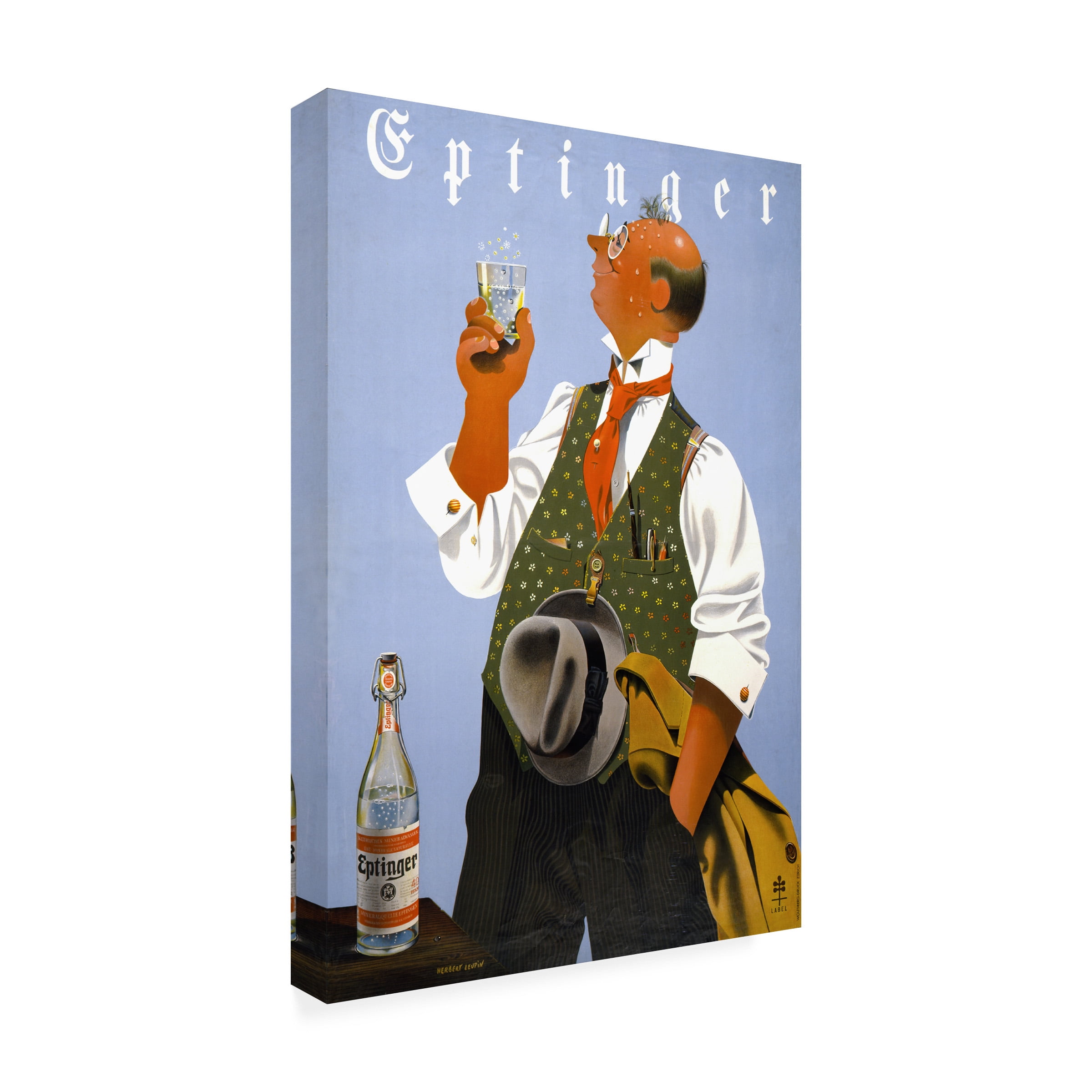Print Collection 'Eptinger by Herbert Leupin' Canvas Art