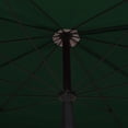 thumbnail image 3 of vidaXL Garden Parasol with Pole 200x130 cm Green, 3 of 4