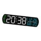 thumbnail image 3 of Reloj despertador digital, reloj digital, fácil de usar, inteligente, portátil, moderno, con LED, relojes de escritorio para sala de té en Blanco, 3 of 8