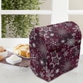 thumbnail image 3 of Snowflake Stand Mixer Cover, Colorful Christmas Pattern with Snowflakes and Ornamental Stars Swirls, Kitchen Appliance Organizer Bag Cover with Pockets, 5 Quarts, Multicolor, by Ambesonne, 3 of 4