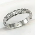 thumbnail image 3 of K-KED Gorgeous 925 Silver Filled Ring Leaves Pattern Wedding Women Ring Sz 6-10-8-Gold, 3 of 6