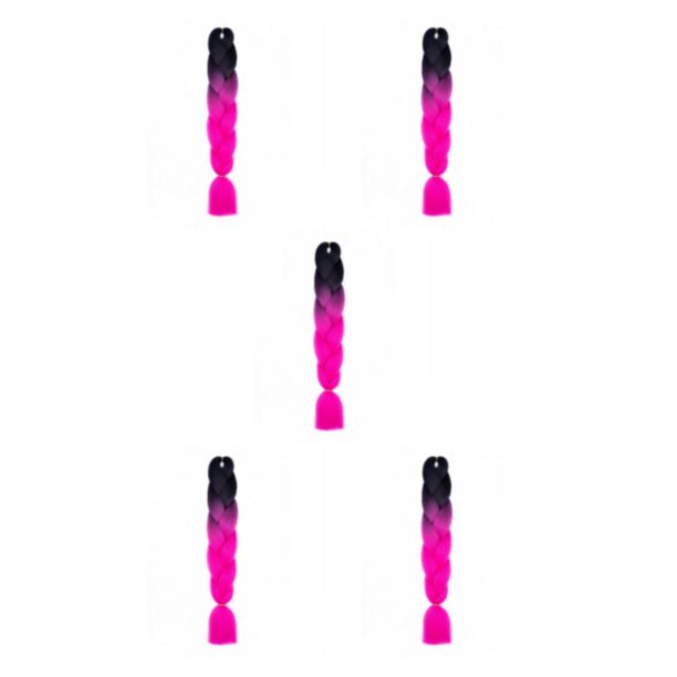 Soidarity Trenzas de cabello de moda, estilo deseado con extensiones de cabello trenzado de Color Natural, cabello trenzado Jumbo B7 Type2 NO2