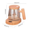 thumbnail image 2 of Taza autoagitadora de 400ml, taza mezcladora eléctrica reutilizable para proteína de leche de soja en polvo, 2 of 7