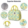 thumbnail image 4 of Lunch Bag Lunch Box for Women Reusable Insulated Lunch Bags,Water-Resistant Pineapple Pattern Cooler Lunch Tote Bag, Large Capacity for Work Travel Picnic, 4 of 6
