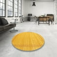 thumbnail image 4 of Ahgly Company Machine Washable Indoor Rectangle Contemporary Deep Yellow Area Rugs, 2' x 4', 4 of 7