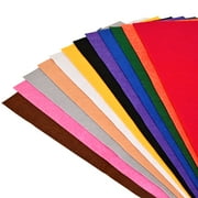 Hello Hobby Primary Multicolor Felt Sheets, 12 Pack for Sewing and Crafts