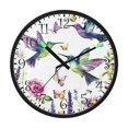thumbnail image 2 of Voice Activated Clock with Glow Light 12 Inch Large Silent Wall Clock Battery Operated for Home Decor Whimsical Watercolor Painting, 2 of 8