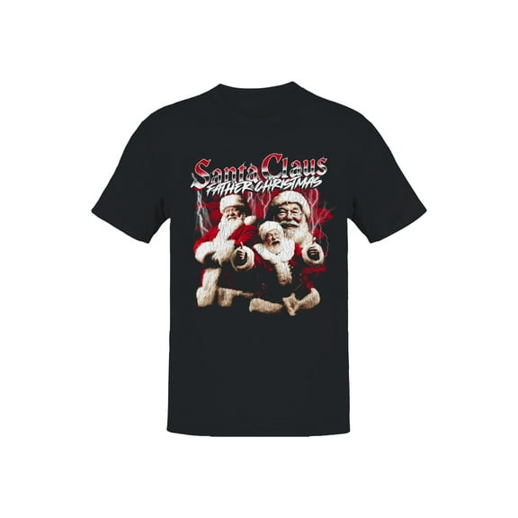 Santa Claus Father Christmas Trio Men's T-shirt