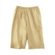 thumbnail image 1 of Shorts estilo bermudas con cintura elástica para mujer, color caqui, talla grande, de Collections Etc., 1 of 3