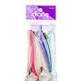 thumbnail image 1 of Small / Assorted Colors , Diane Combo Clips 4 pack , Hair Scalp - Pack of 3 w/ SLEEKSHOP Teasing Comb, 1 of 1