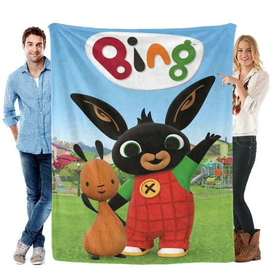 Bing Bunny Blanket Soft Bed Sofa Couch Throw Cozy Lightweight