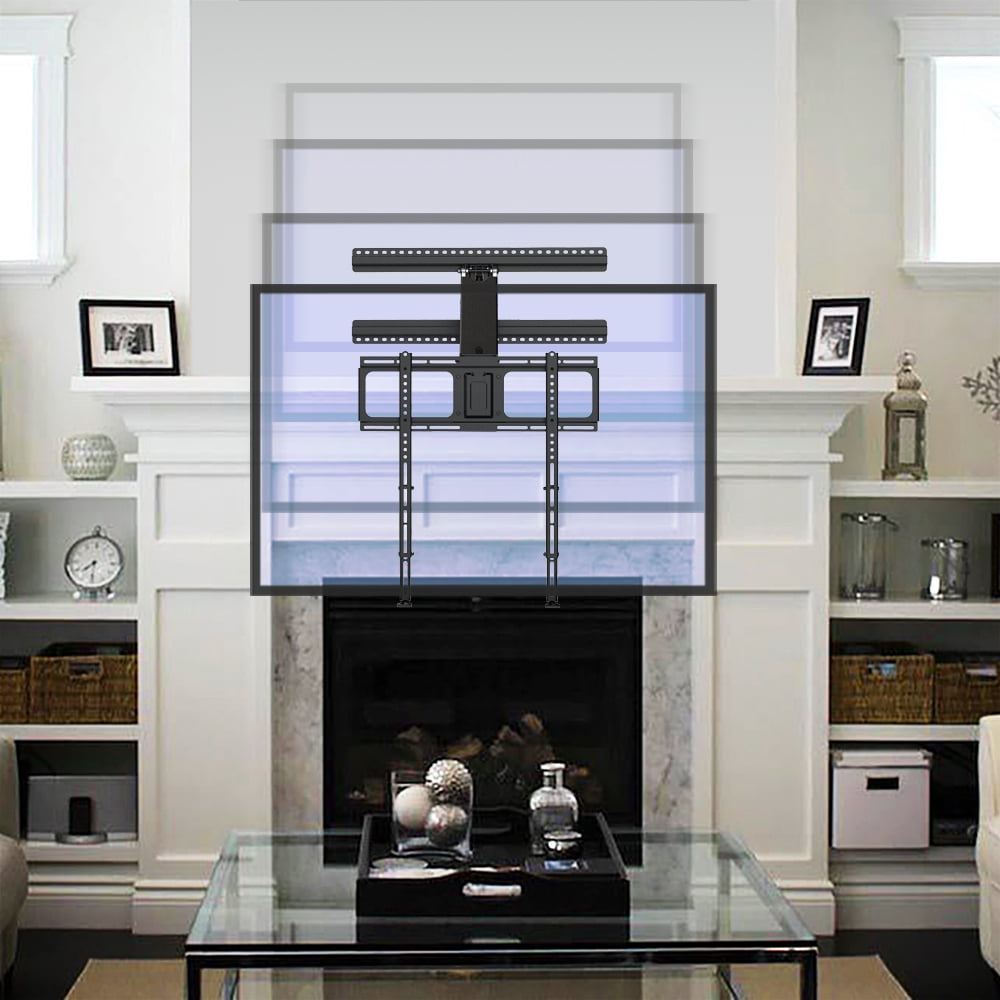 MantelMount MM340 Above Fireplace Pull Down TV Mount For TVs 44-80 up to  90 lbs - Walmart.com