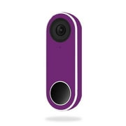 MightySkins NEHEL-Solid Purple Skin for Nest Hello Video Doorbell - Solid Purple