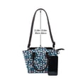thumbnail image 4 of Lsque Dental Seamless Pattern Leather Rivet Shoulder Bag – Elegant Genuine Leather & Microfiber PU Crossbody with Detachable Adjustable Strap, 4 of 5