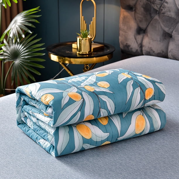 Colcha Enfriante de Verano Twin 39x59 – Edredón ligero y fino para el calor, tela lavada suave y transpirable, manta lavable en dormitorio y cama S
