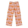 thumbnail image 4 of BILIKEYU Women's Fashion Casual Halloween Print High Waist Casual Pants Pajamas, women's clothing, halloween pajamas women, halloween pajamas, 4 of 6