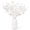 White - Eucalyptus Stems, variant on 2 Pack White Eucalyptus Stems with 20 Branches 18.5'' Artificial Flower Bouquet for Vase Wedding Table Centerpiece Decor