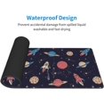 thumbnail image 4 of Large Gaming Mouse Pad XL Mouse Pad Mat with NonSlip Base Planet Rocket Design Perfect for Extended Desk Space at Home or Office 31.5x11.8 Inch, 4 of 6