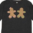 thumbnail image 4 of Inktastic Twin Gingerbread Boy and Girl Co Boys or Girls Long Sleeve Toddler T-Shirt, 4 of 5