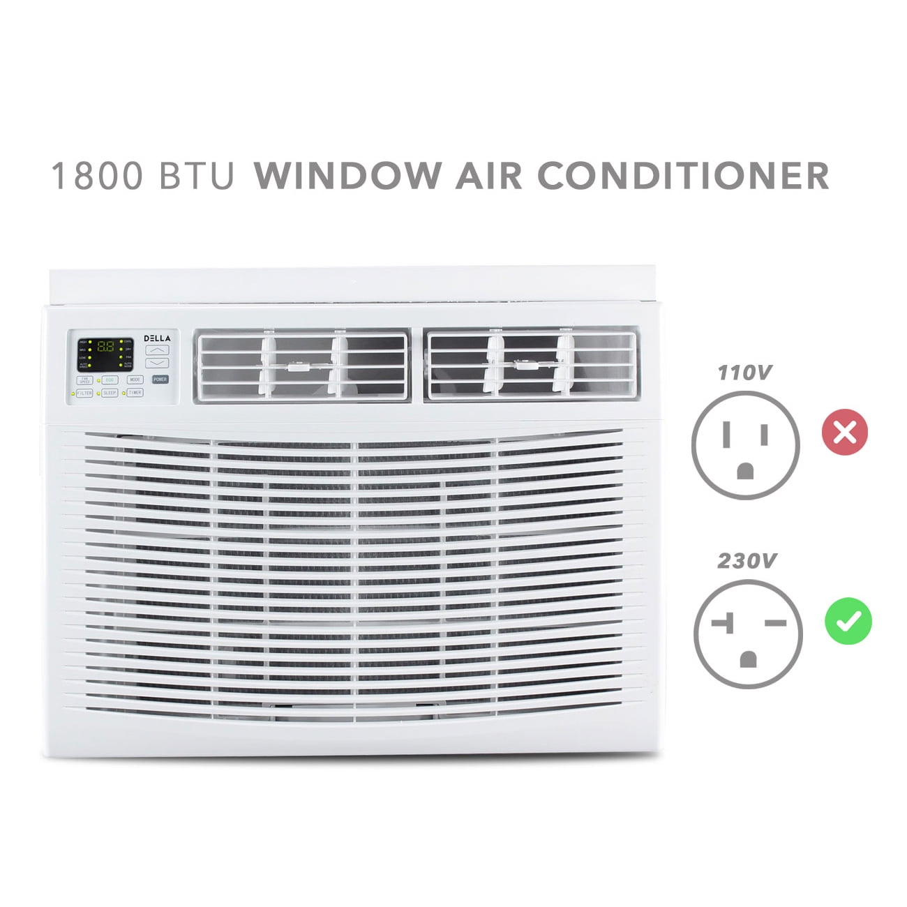 air conditioner 1800 btu