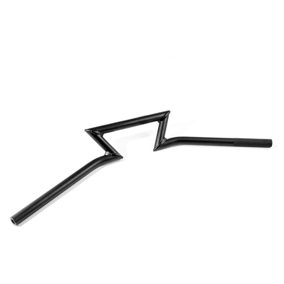 Krator Motorcycle 7/8" Inch Handlebars Zed Bar Black Compatible with Cafe Racers Cruisers Harleys Honda CB 250 450 650 700 750 Nighthawk