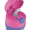 thumbnail image 2 of THERMOS FOOGO Bouteille de Paille de 10 Onces en Acier Inoxydable Isolé sous Vide, Rose/violet, 2 of 2