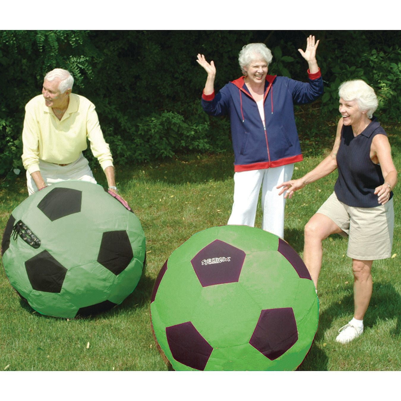 Spectrum™ Giant Neon Soccer Ball, 36", Green