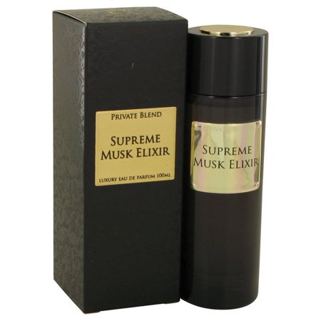 Private Blend Supreme Musk Elixir by Chkoudra Paris Eau De Parfum Spray 3.3 oz for Women Pack of 3
