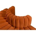thumbnail image 7 of Meridian Furniture Arc Cognac Velvet Modular Sectional, 7 of 7