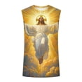 thumbnail image 4 of BRGZLK Mens Workout Tank Tops Nail Cross Graphic Casual Novelty Summer Gym Muscle Fitness Quick Dry Breathable Shirts, 4 of 5
