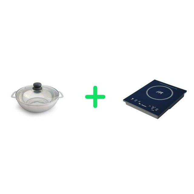Sunpentown SR-1882-42B 1650W Induction Intégré & Comptoir Plus Pot Combo, Noir