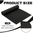 thumbnail image 2 of DIY 118x11.8 Inch Black EVA Foam Sheet EVA Foam with High Density Large Crafts Foam Roll for Art Craft Cosplay Costume DIY Projects 0.8mm Thick DIY, 2 of 6