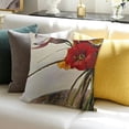 thumbnail image 3 of SHANXI Throw Pillow Covers Flowers Print Cushion Cover Soft Pillow Cases for Home Sofa Bed Chair Car Office Decorative 12x12in, 3 of 5