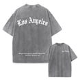 thumbnail image 4 of Men T Shirts Oversized Print Short Sleeve Soft Casual Retro Graphic Comfortable Fit Tee Grey XXL, 4 of 6
