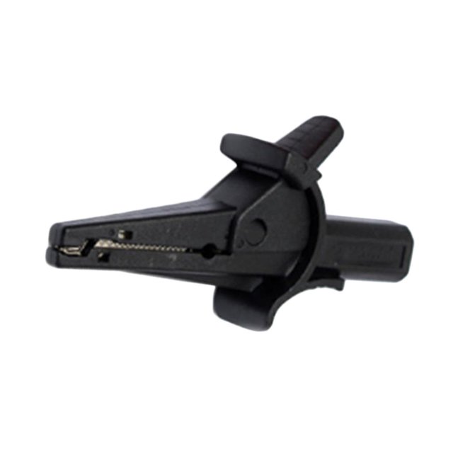 Conector de abrazadera de batería eléctrica de cable de prueba de surtido aislado de Negro Baoblaze Testing Alligator Clip nuevo
