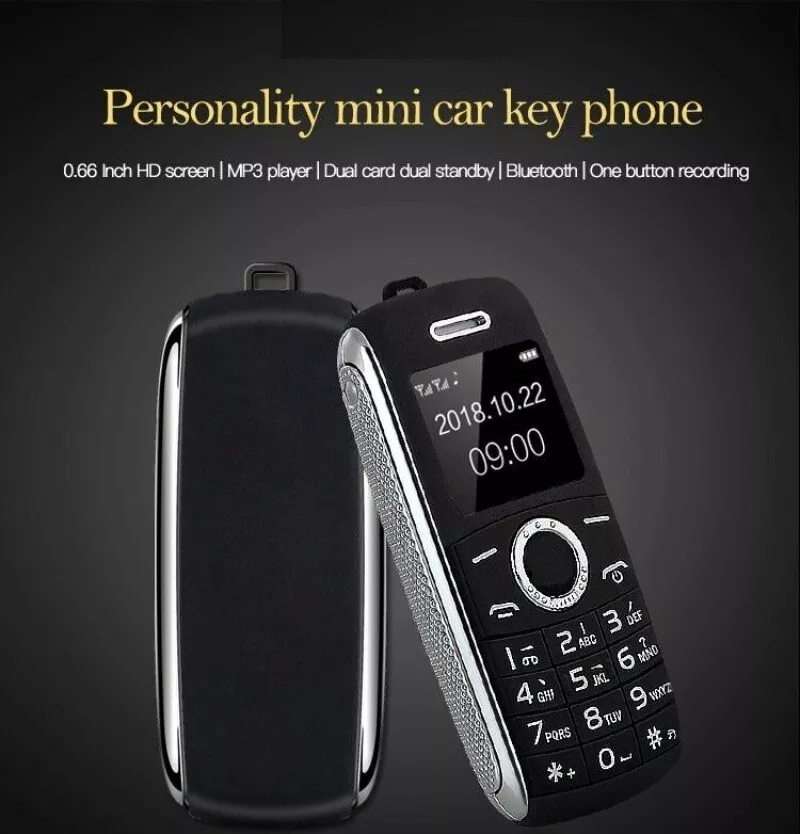 New Mini Mobile Phone X8 0.66" 2G GSM Telefone Dual SIM Wireless Bluetooth