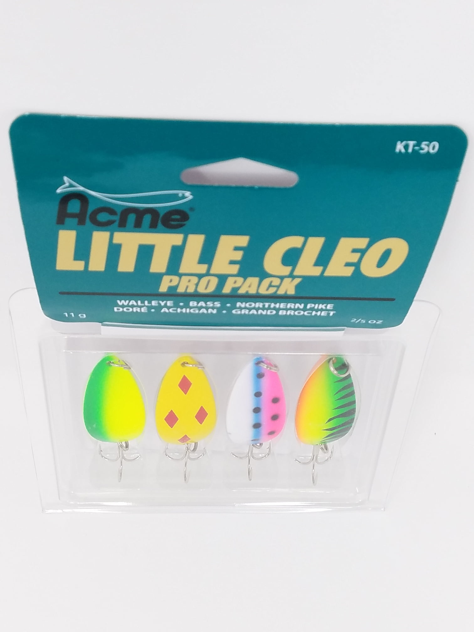 Acme Tackle Freshwater Little Cleo Pro Pack- Assorted, Lake