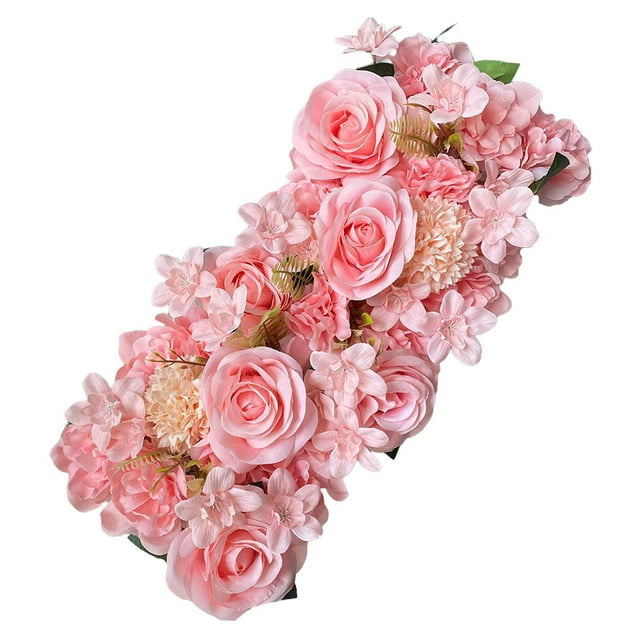 Toystoory Flower Wall Panels Wedding Road Cited Flowers Door Decor Kits de decoración para fiestas Rosa