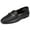 Black, variant on Women's Penny Loafers Slip on Flats Comfort Driving Office Loafer Shoes