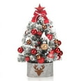 thumbnail image 7 of Cheapark 17.7-23.6 Inch Lighted Mini Christmas Tree - 20 LED Cones & Ornaments for Desktop, Festive Decor for Christmas, 7 of 7