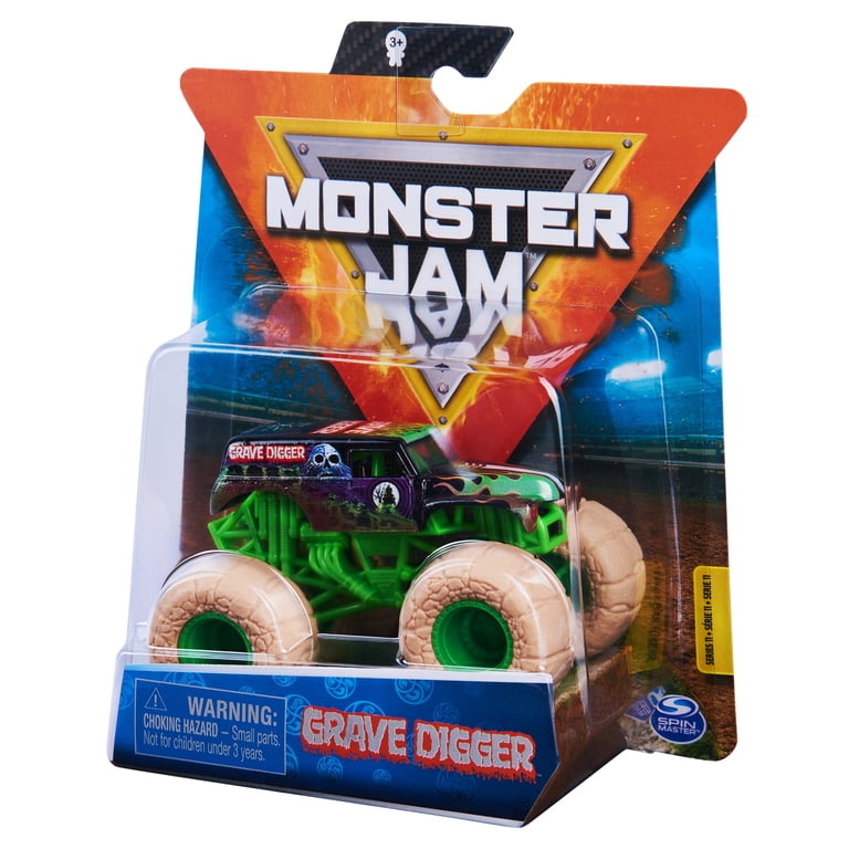 Monster Jam, Official Grave Digger Truck, Die-Cast Vehicle