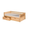 thumbnail image 3 of Camaflexi Twin Size Day Bed with Drawers - Mission Headboard - Natural Finish, 3 of 4
