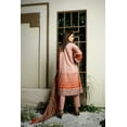 thumbnail image 6 of Ready to Wear Lawn with embroidery Pakistani Dress for Women with Chiffon Duppata - Three Piece Set (XL, Peach), 6 of 6