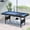 Blue+Black, variant on 3 in 1 Pool Table Ping Pong Dining Table Combo,63.8 Foldable Billiard Tables/Table Tennis, Multi Game Table, with Billiard and Tennis Paddles Accessories