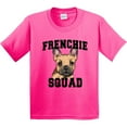 thumbnail image 3 of Inktastic Cute French Bulldog Frenchie Squad Youth T-Shirt, 3 of 5