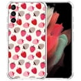thumbnail image 1 of Red Strawberry Case for Samsung Galaxy S23 Plus,Aesthetic Art Design Pattern Soft TPU Bumper Case Cover, 1 of 5