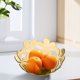 thumbnail image 4 of Bandeja de pétalos huecos para frutas, ideal para el hogar, la sala de estar, la mesa de centro o como bandeja para dulces y aperitivos. Diseño plegable de 2 niveles con estructura metálica., 4 of 8