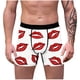 thumbnail image 1 of Calzoncillos tipo bóxer transpirables y ajustados para hombre, cómodos, de poliéster, con esquinas planas., 1 of 8