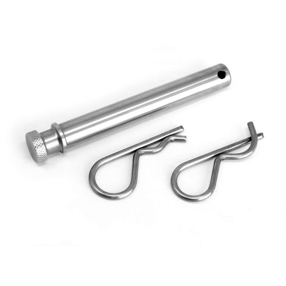 LFPartS 5/8 Inches Diameter Stainless Steel Trailer Hitch Pin Keeper Grip Clip Kit Fits 2" Receiver