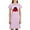 Pink, variant on CafePress - Black Lab Valentine - Women's Nightshirt